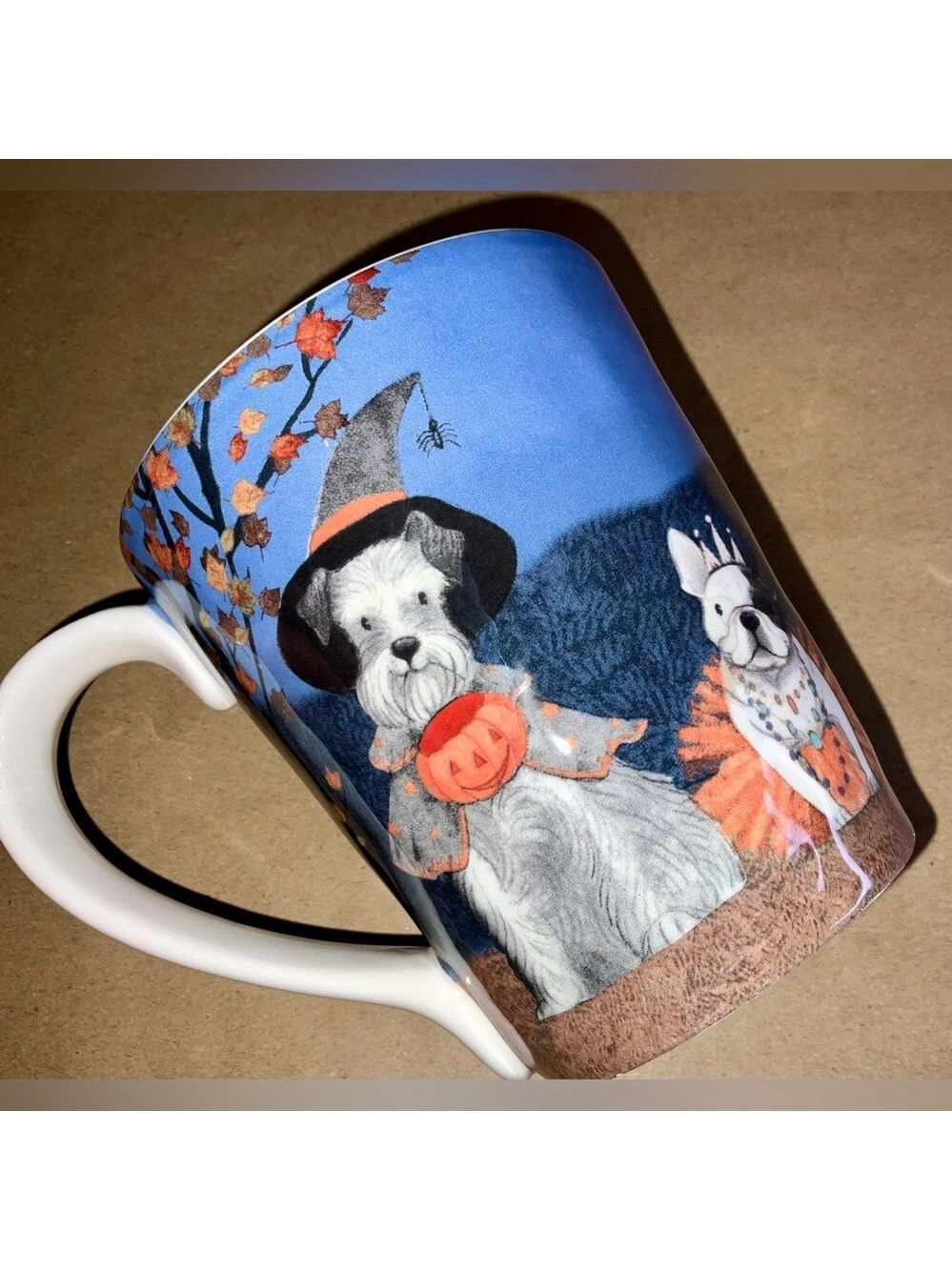 Pier 1 Imports Dog Lovers Halloween Mug - trick or treat, fall, autumn love